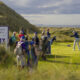 Player teeing off at 13th in last year's event.
